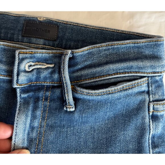 MOTHER Blue Flare & Wide Leg Jeans - Picture 7 of 16